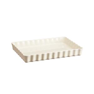 Deep Rectangular Tart Dish Clay