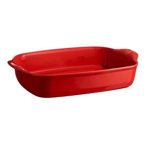 Emile Henry Large Rectangular Oven Dish Burgundy / 4L