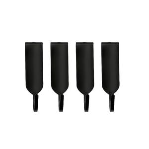 Pro Magnetic Wall Rack Hooks 4pc - Black