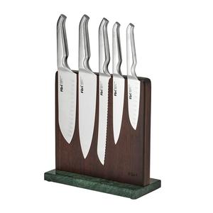Magnetic Marble Block Set Green & Acacia