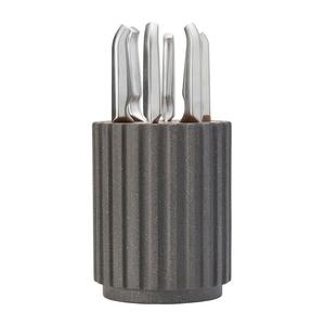 Radial Stone Block Set Flint Terrazzo 7 Piece