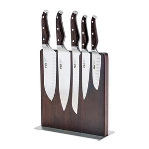 Triple Rivet Magnetic Knife Block Set 6 Piece
