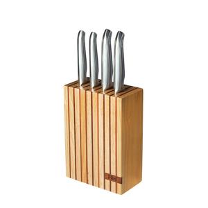Pro Wooden Knife Block Set 5 Piece