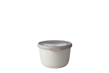 Cirqula Round Storage Bowl 500ml in Nordic white
