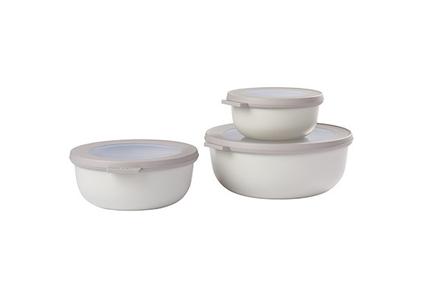 Cirqula Round 3 piece small set in Nordic White