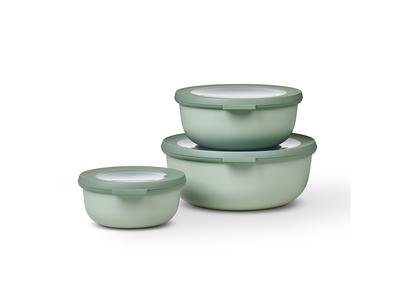 Cirqula Round 3 piece small set in Nordic Sage