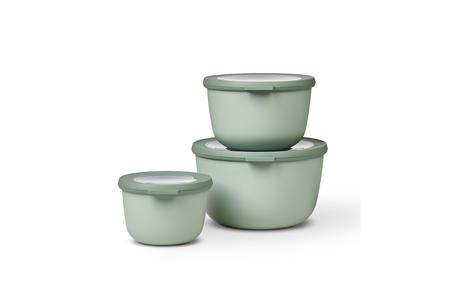 Cirqula Round 3 piece large set in Nordic sage