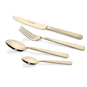 Swansea Champagne Gold Cutlery Set 16 Piece