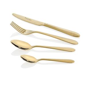 Hartwell Champagne  Gold Cutlery Set 16 Piece