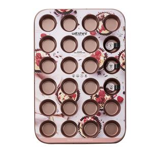 Rose Gold Mini Muffin Pan 24 Cup