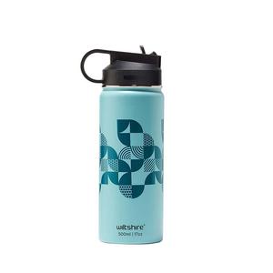 Insulated Stainless Steel Water Bottle Aqua 500ml