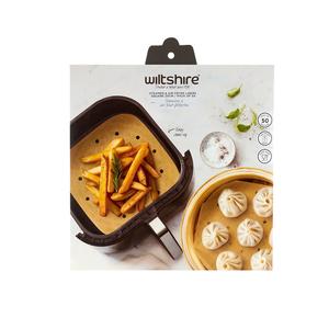 Steamer & Air Fryer Liners 20cm Pack of 50 Square