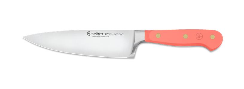 Coral Peach Chef's Knife 16cm