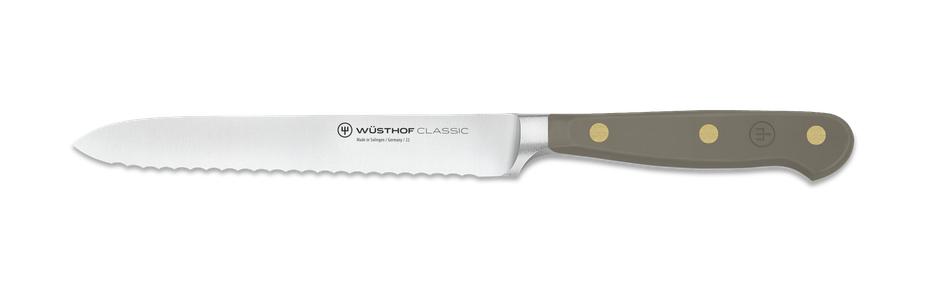 Velvet Oyster Serrated Utility Knife 14cm
