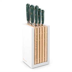 Fresh Rosemary Knife Block Set 8 Piece