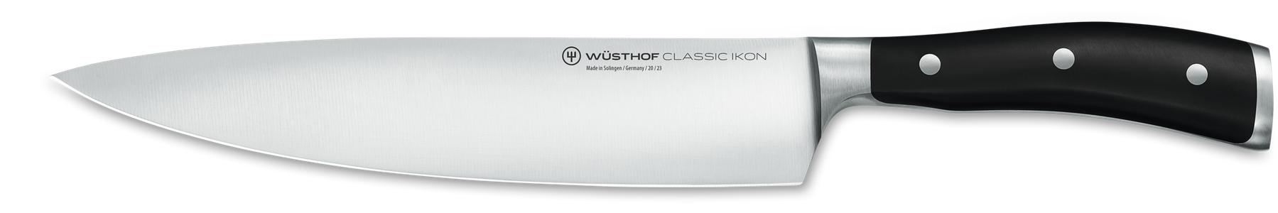 Classic Ikon Black Cook's Knife 23cm