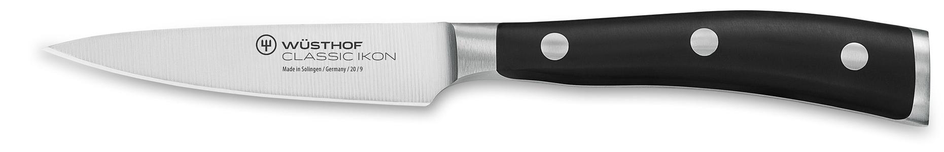 Classic Ikon Black Paring Knife 9cm