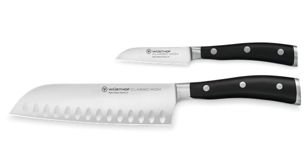 Classic Ikon Black Knife 2 Piece Set