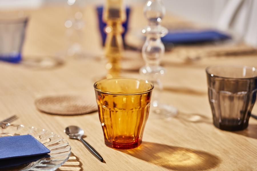 Picardie Tumbler Amber 250ml - Set 4