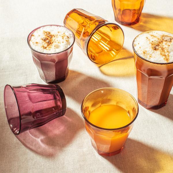Picardie Tumbler Amber 250ml - Set 4