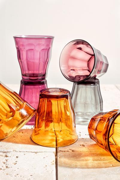 Picardie Tumbler Amber 250ml - Set 4