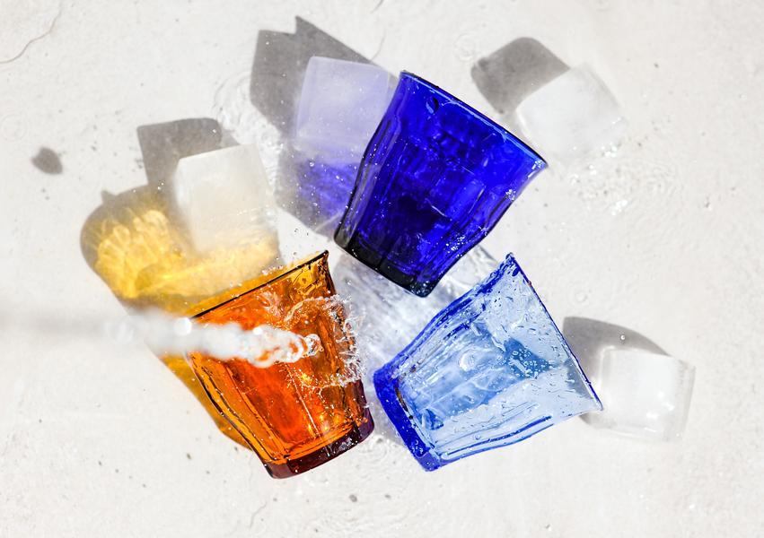 Picardie Tumbler Amber 250ml - Set 4