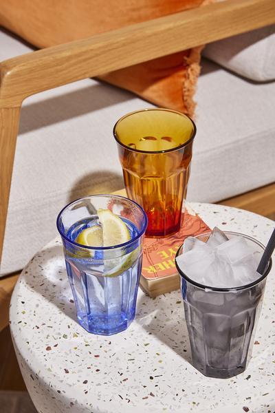 Picardie Tumbler Amber 250ml - Set 4