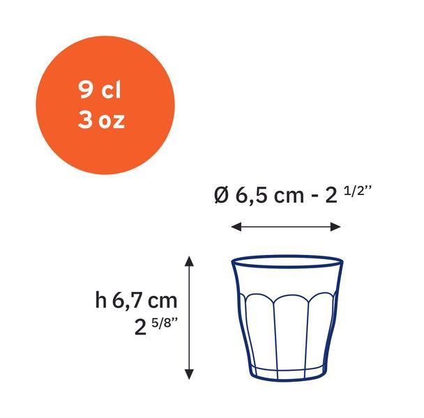 Picardie Tumbler 90ml - Set 4