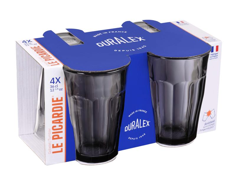 Picardie Hi Ball Grey 360ml - Set 4