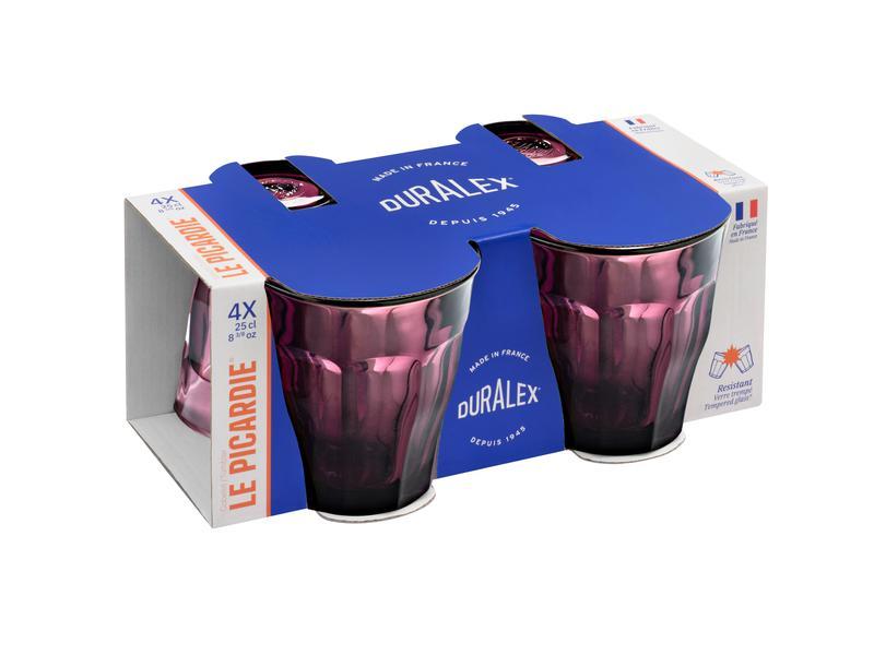 Picardie Tumbler Plum 250ml - Set 4