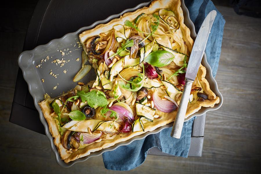 Deep Rectangular Tart Dish Flour