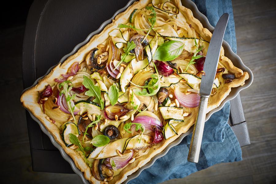 Deep Rectangular Tart Dish Flour