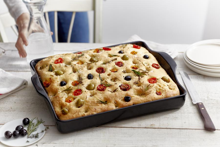 Focaccia Bread Baker Charcoal