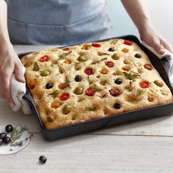 Focaccia Bread Baker Charcoal