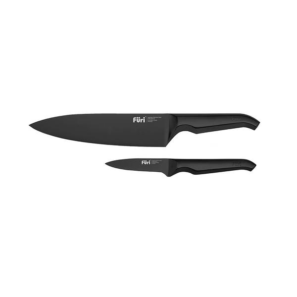 Jet Black Classic Knife Set 2 Piece