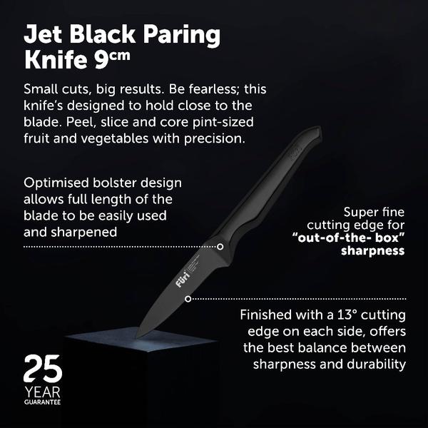 Jet Black Classic Knife Set 2 Piece