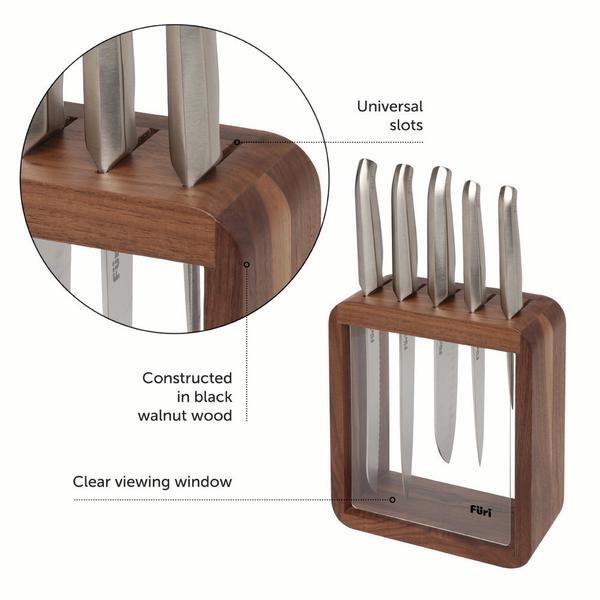Pro Vault Knife Block Set 6 Piece