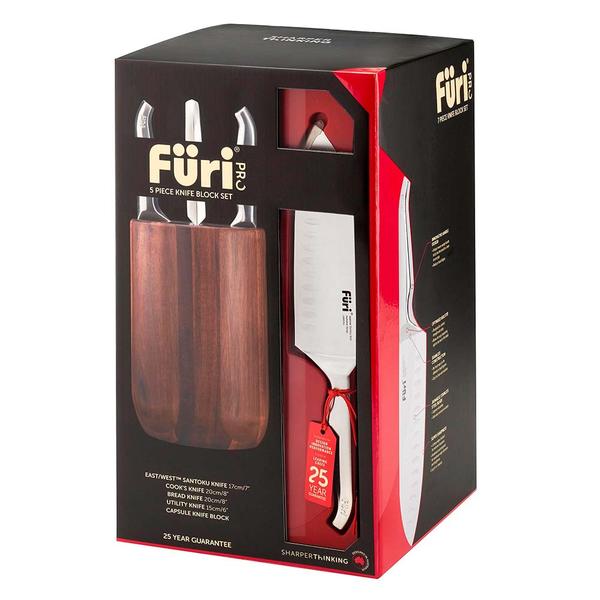 Pro Capsule Knife Block Set 5 Piece
