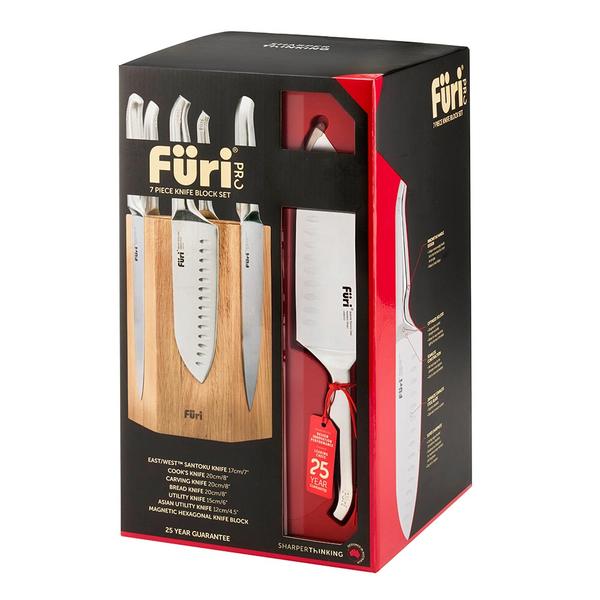 Pro Magnetic Hexagonal Knife Block Set 7 Piece