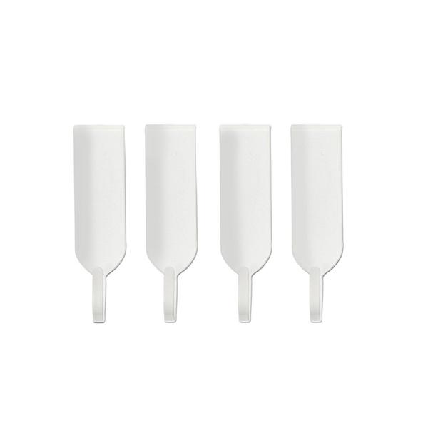 Pro Magnetic Wall Rack Hooks 4pc - White