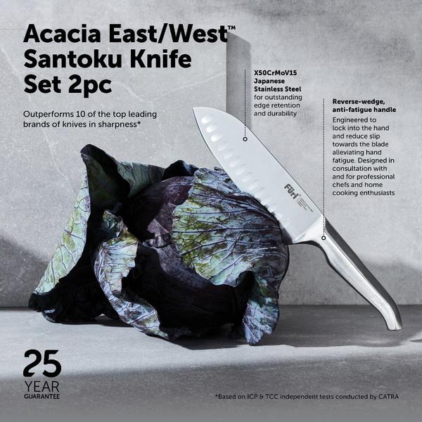 Pro East/West™ Santoku Set 2 Piece