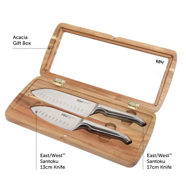 Pro East/West™ Santoku Set 2 Piece
