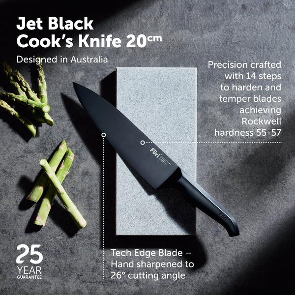 Pro Jet Black Cook's Knife 20cm