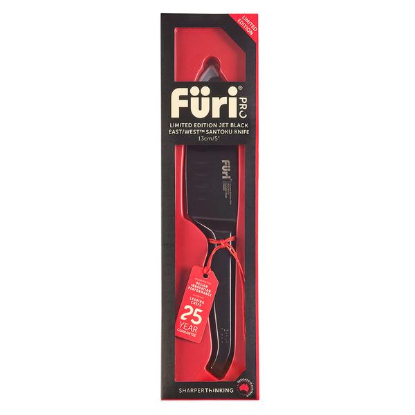 Pro Jet Black East/West™ Santoku Knife 13cm