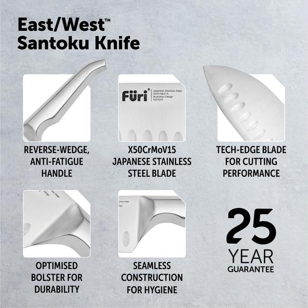 Pro East/West™ Santoku Knife 20cm