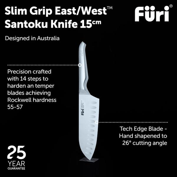 Small Grip East/West™ Santoku Knife 15cm