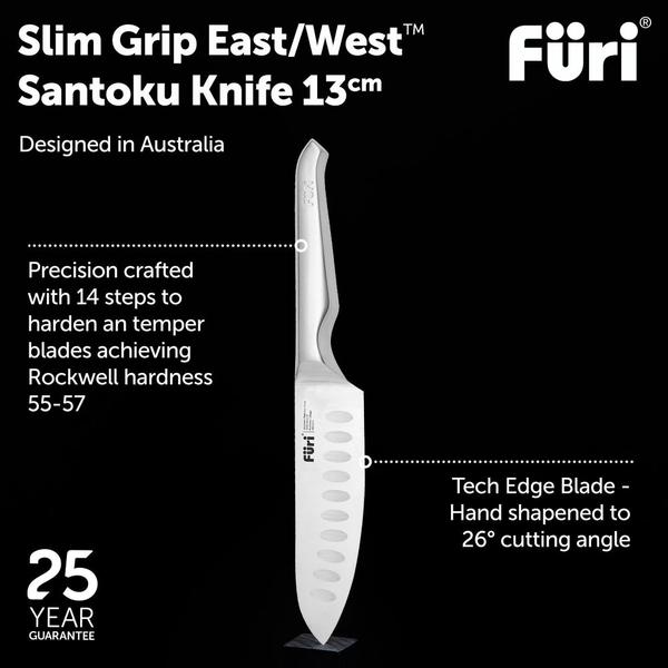 Small Grip East/West™ Santoku Knife 13cm