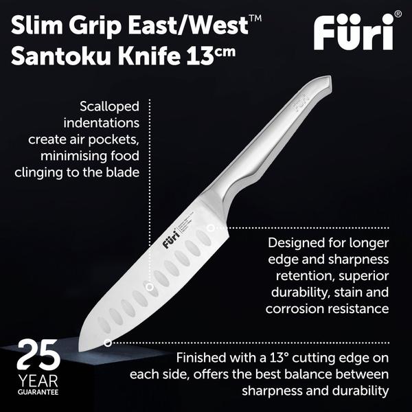 Small Grip East/West™ Santoku Knife 13cm