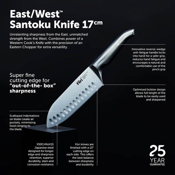 Pro East/West™ Santoku Knife 17cm