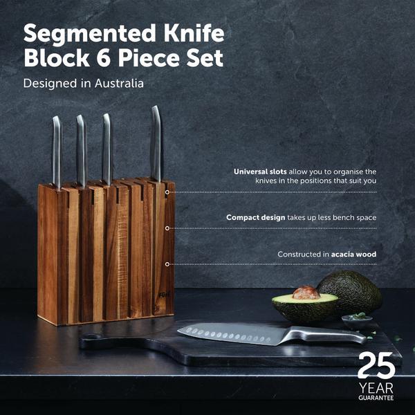 Pro Segmented Knife Block Set 6 Piece